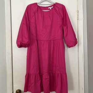 Chicos Balloon Sleeve Mini Dress